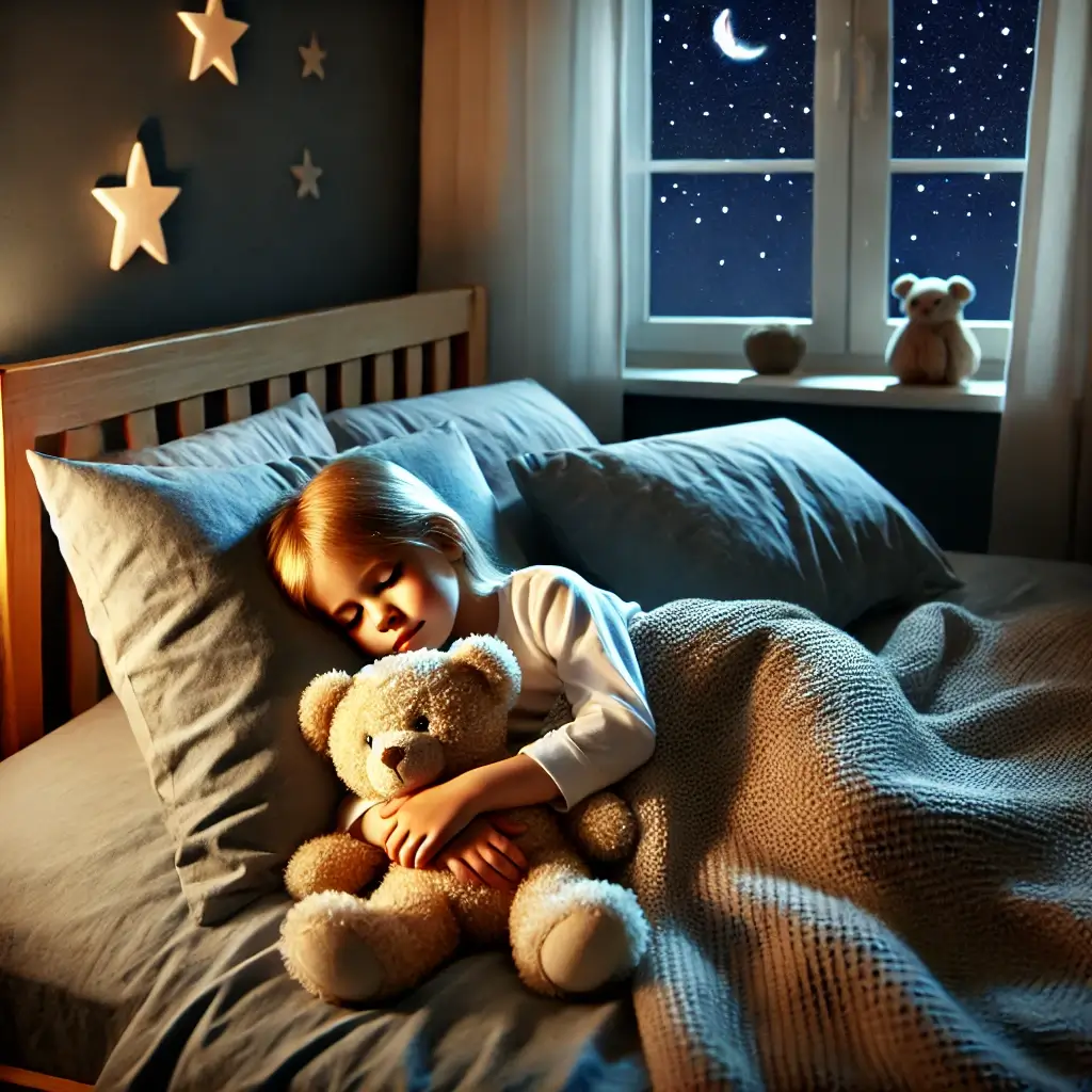 kids peaceful sleep whole night