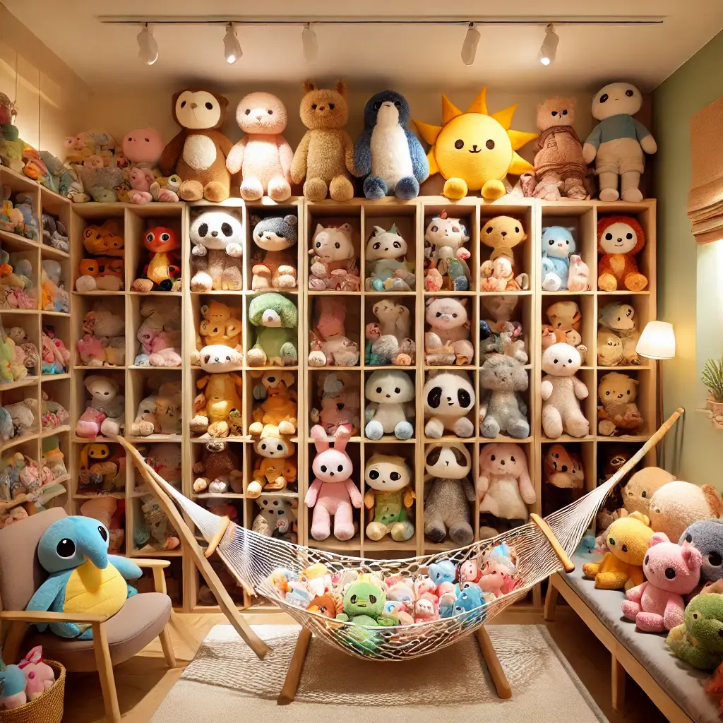 how to organize plushies